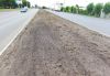В Пензе на улице Чаадаева обновляют газон на разделительной полосе