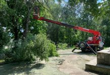В Пензе благоустраивают сквер на улице Красной