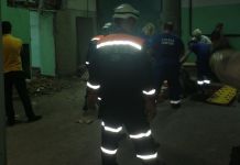 В Пензе мужчину извлекли из-под обрушенной кирпичной стены