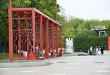 В парке Белинского закрыли на реконструкцию веревочный аттракцион