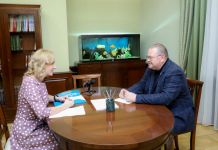 Губернатор и детский омбудсмен обсудили школьное питание