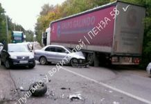 Появилось видео страшной аварии в Ахунах