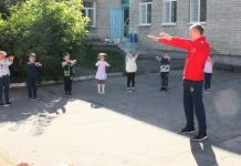 Зареченские детсадовцы участвовали в «Зарядке с чемпионом»