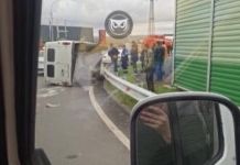 ﻿﻿В Кривозерье перевернулась «буханка»