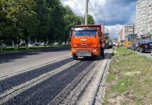 В Пензе ремонт дороги на улице Бакунина завершен на 95%