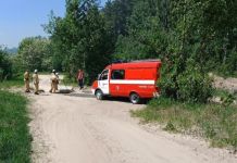 Зареченец помог огнеборцам проехать в лес к очагу пожара