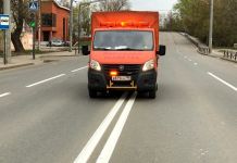 Со следующего года вся разметка в городе будет из термопластика