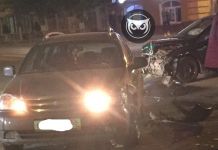 В центре Пензы жестко столкнулись два автомобиля