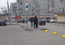 В Пензе возле «Могилевского дворика» ликвидировали стихийную парковку
