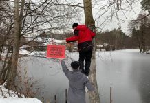 Пензенские рыбаки выходят на опасный лед