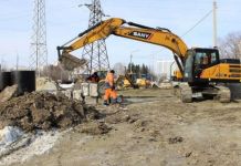 На ГПЗ идет реконструкция перекрестка улиц Антонова и Измайлова