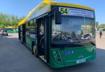 В Пензе на маршрут №54 вышли два первых минских автобуса