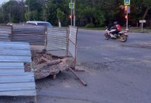 В Пензе не выставили дорожные знаки при ремонте дорог