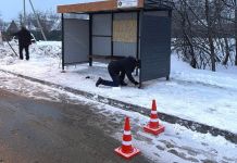 В Пензе на улице Арбековской установили остановочный павильон