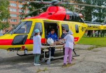 Пациента на вертолете за полчаса доставили в Пензу