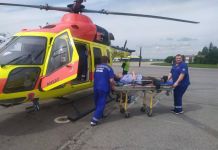 Пациента с инфарктом доставили из Кузнецка в Пензу на вертолете