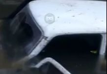﻿﻿﻿На Сурском водохранилище затонула «Нива». ВИДЕО