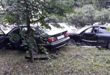 На Беляева автомобиль свадебного кортежа попал в ДТП