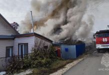 В Цыганском поселке при пожаре погибли два человека