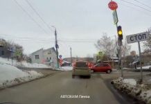 Несказанно повезло: пензенец чуть не спровоцировал серьезную аварию 
