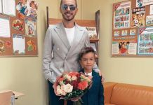 Сын Тимура Родригеза пошел в первый класс