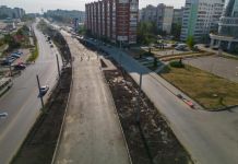В Пензе на проспекте Строителей обустроили пешеходные зоны