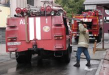 ﻿В Пензе на Барковке тушили пожар 