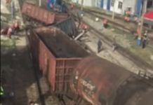 Появилось видео крушения поезда на Пензе-III