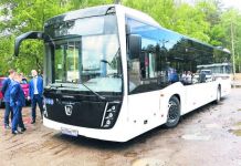 В Заречном тестируют новый автобус завода «КамАЗ»