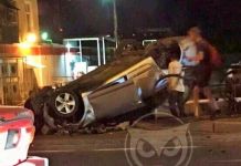 В Терновке иномарка перевернулась на крышу после ДТП. ВИДЕО 