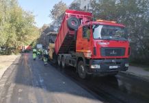 В Пензе асфальтируют дорогу от улицы Рябова до улицы Пушанина 