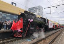В Пензе сделал остановку легендарный «Паровоз Победы»