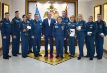 Зареченских пожарных наградили медалями