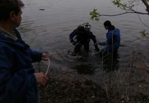 В Пензе в микрорайоне Шуист из Суры достали труп