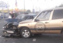 В Терновке столкнулись две легковушки.ВИДЕО 