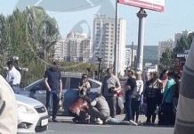 В сети опубликовали видео ДТП с пешеходом в Терновке 