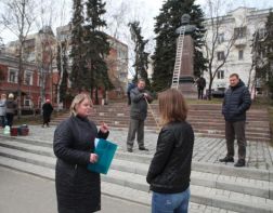 В Пензе отмыли Белинского и Ленина 