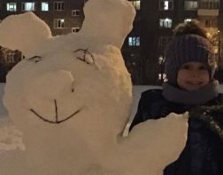 ﻿Пензенцы выкладывают в соцсети фотографии снеговиков