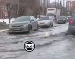 ﻿﻿В Пензе улица Тернопольская ушла под воду
