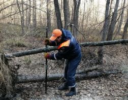 В Пензе обнаружили труп вмерзшего в лед мужчины