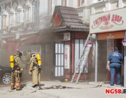 Пожар в суши-баре на Московской потушили