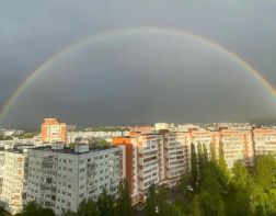 Пензенцы стали свидетелями двойной радуги