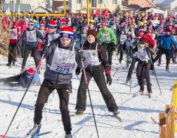 Более 12 тысяч пензенцев вышли на старт Всероссийской гонки «Лыжня России»