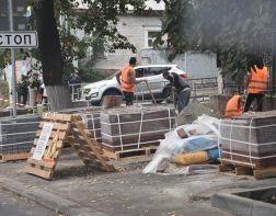 Пензенец украл с центральной улицы плитку