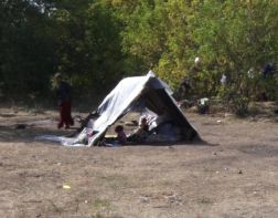 В Пензе 11 детей проживали в палатках
