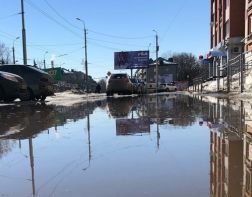 Пензенцы тонут в городских лужах 