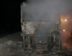 В Пензе на улице Побочинской сгорела «Газель»
