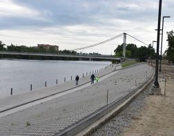 Реконструкция набережной Суры идет в ускоренном режиме