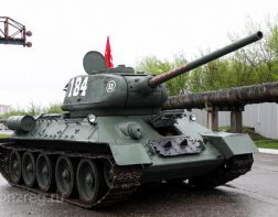 В Пензе ко Дню Победы восстановили танк Т-34