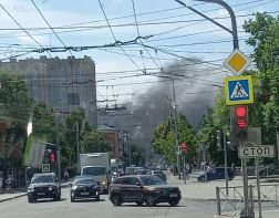 В центре Пензы произошел пожар